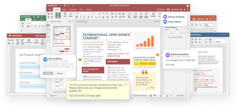 Liberado ONLYOFFICE Docs v8.2